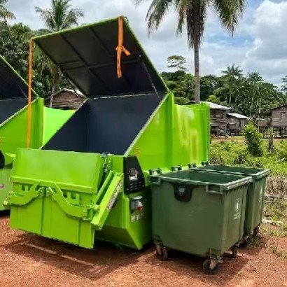 6m³ Mobile Garbage Compressor high quality