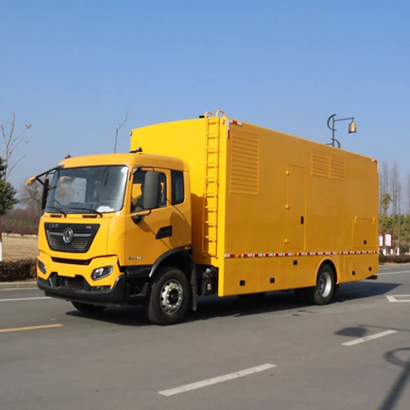 Dongfeng 4 Axle 1000KW Mobile Generator Truck suppliers
