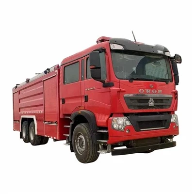 HOWO Trucail Dóiteáin Uisce 18 Ton Foam